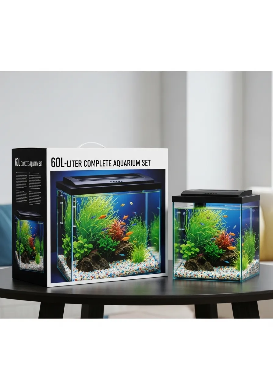 Akvaryum Seti 60L Komple