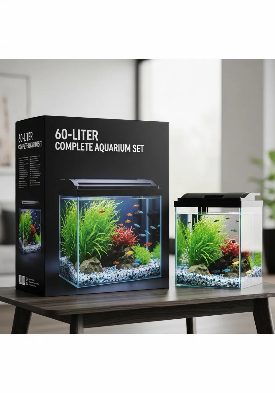 Akvaryum Seti 60L Komple