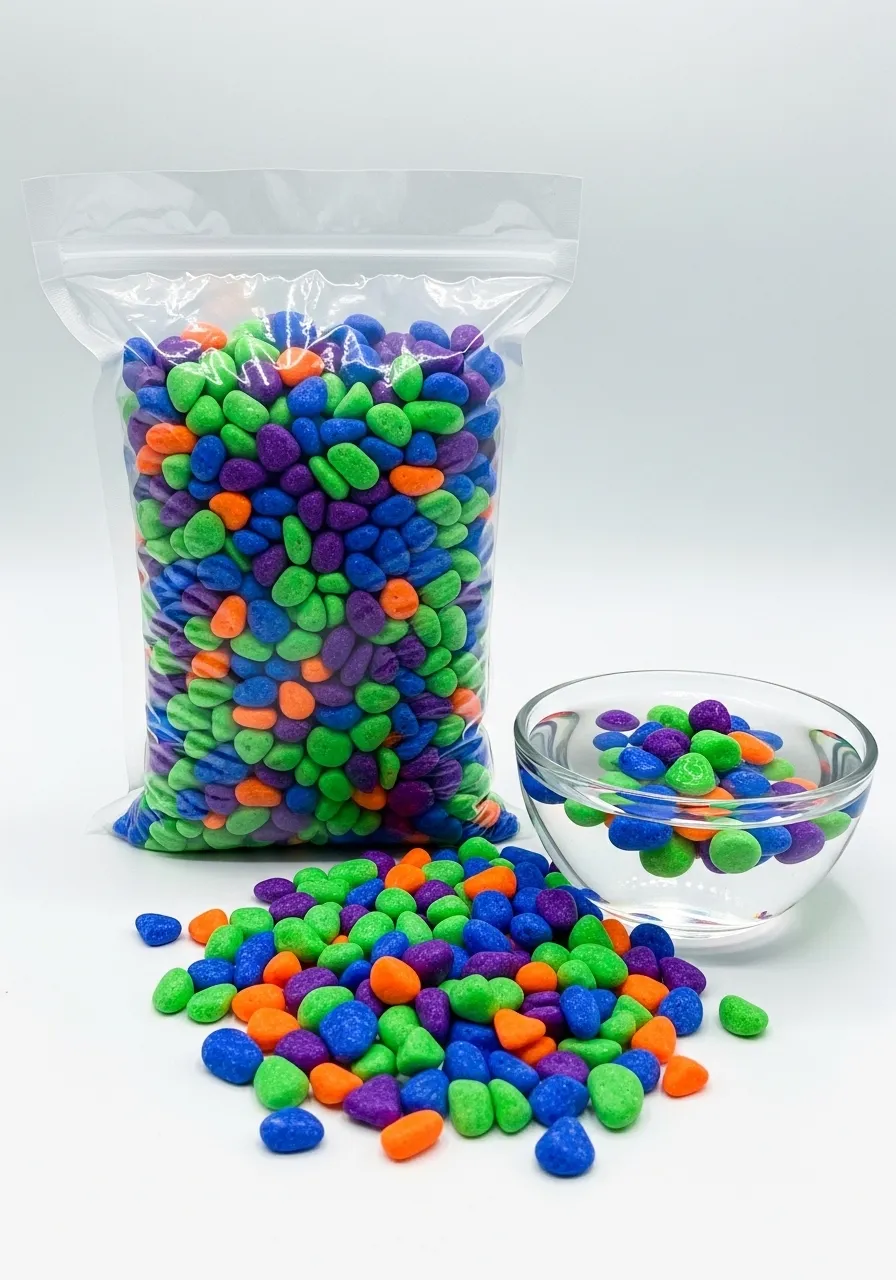 Akvaryum Dekor Renkli Taslar 2kg